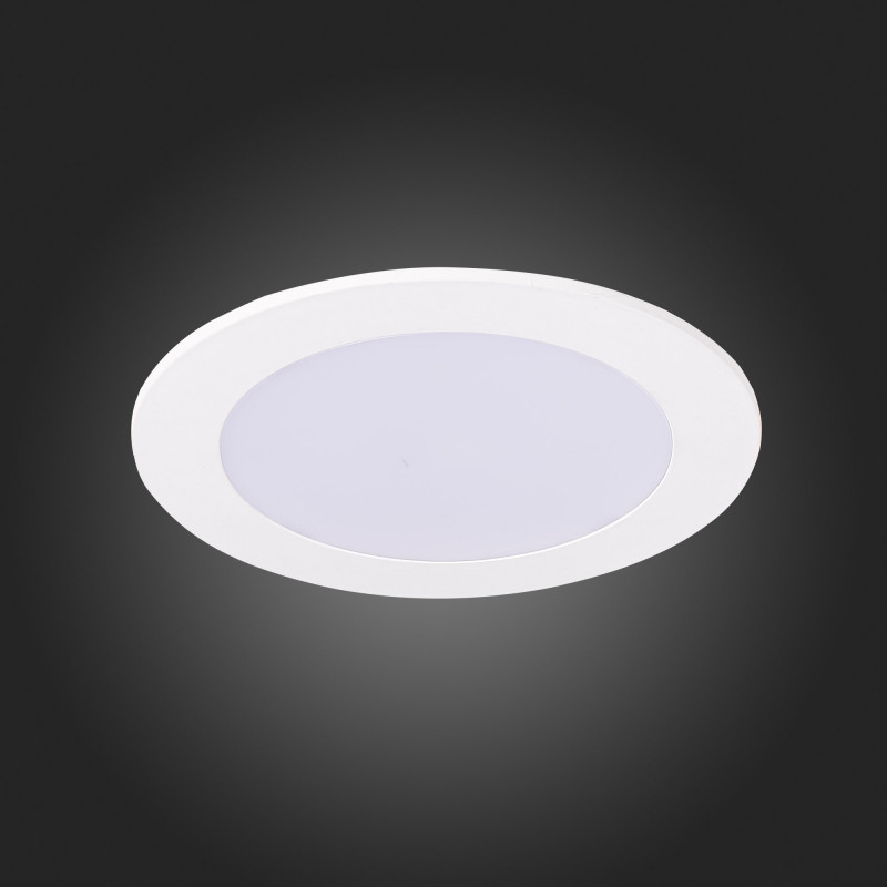 Встраиваемый светильник 12/10 см, 10W 3000K/4000K/6000K, IP20, 850 Lm ST LUCE ST212.508.10 Белый