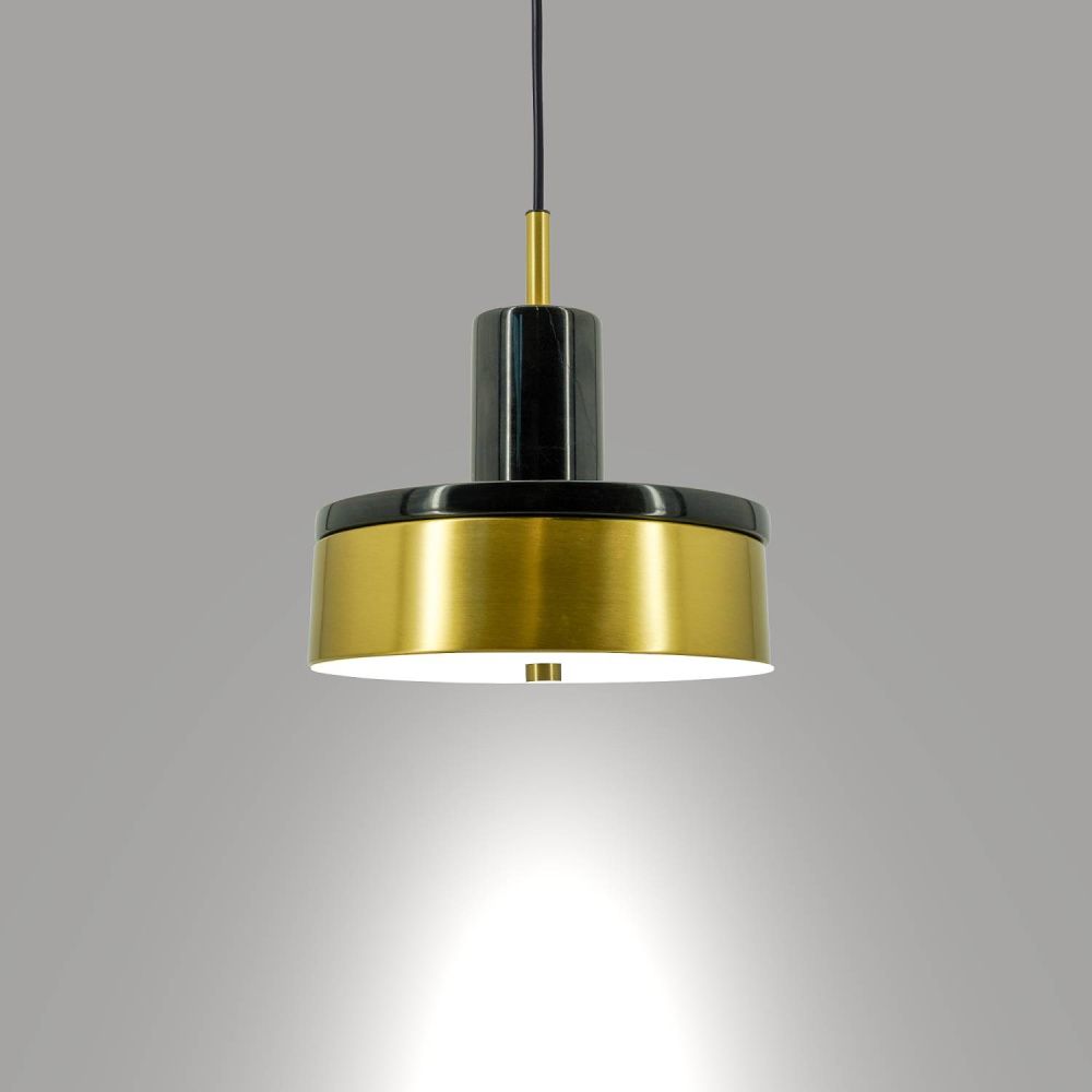 Светильник подвесной *20-180 см, 1*LED*12W, 3000K, Lightera Lucerne LE130L-23BA, Латунь