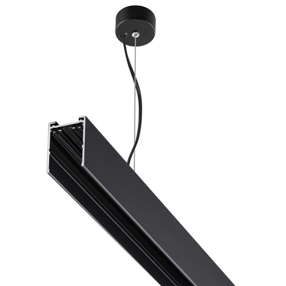 Подвесной комплект с 2-х метровыми тросами и монтажной чашей Novotech VECTOR PORT 135316, черный