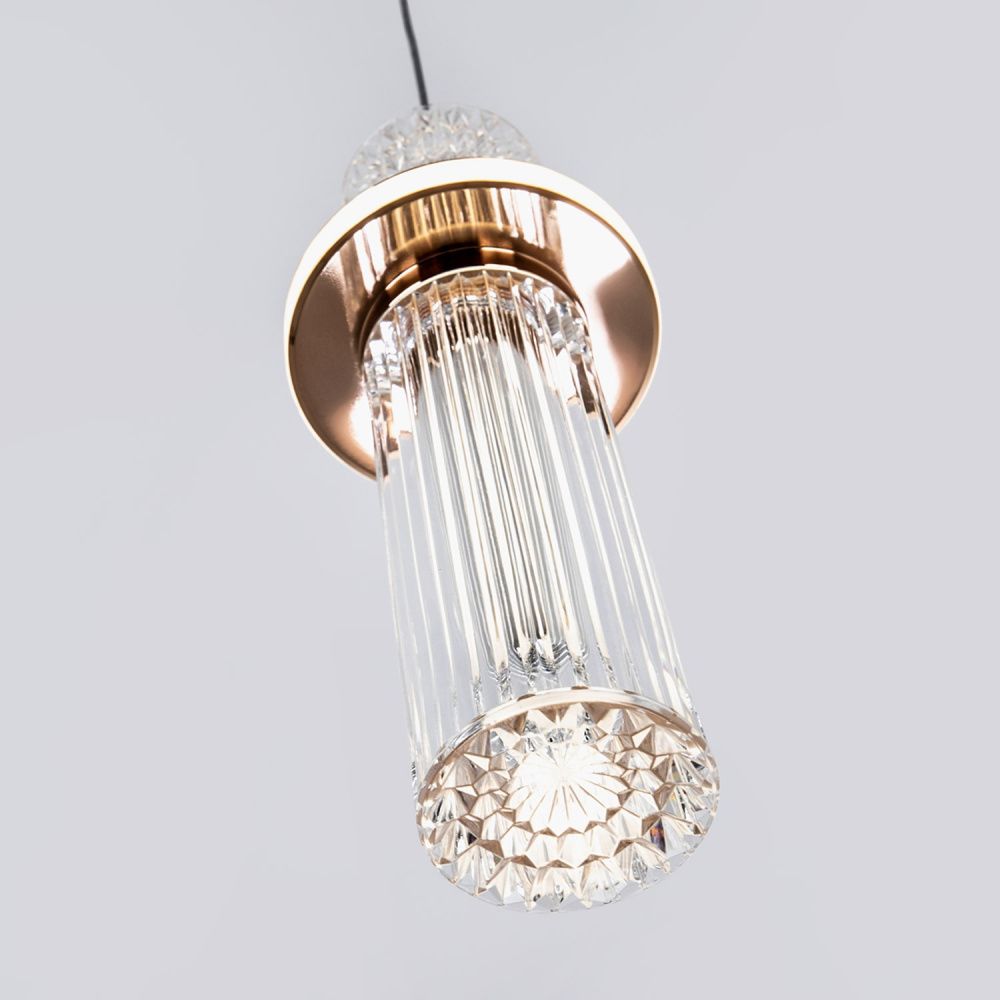 Подвесной светильник 21*21*105 см, LED 35W, 4000K, Золото MODELUX ML.3316.3