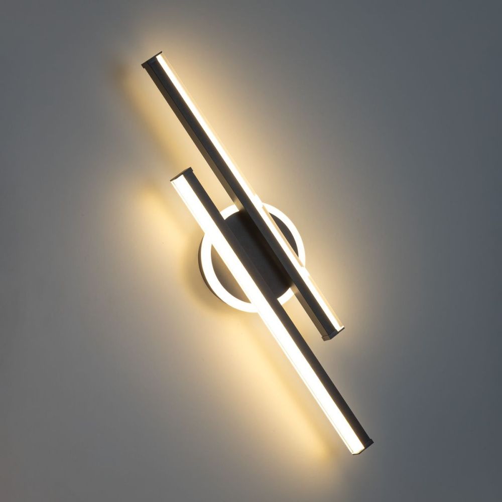 Настенный светильник 55 см, 20W, 3000-5000K, Citilux Trent CL203521, черный