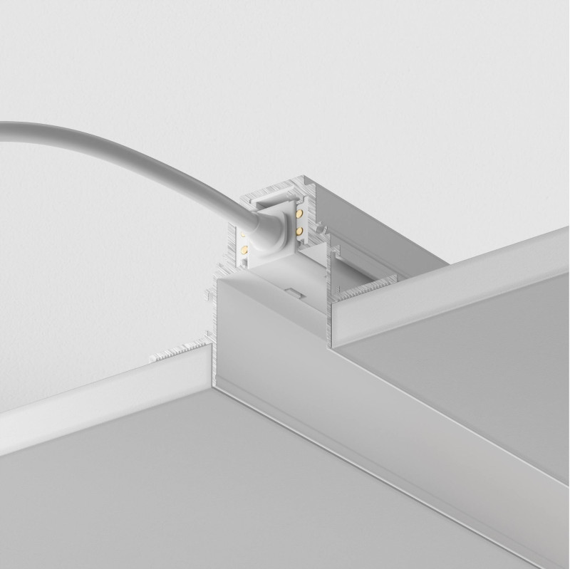 Шинопровод 200 см встраиваемый Maytoni Technical Magnetic track system S35 TRX004-222W черныйIP 20