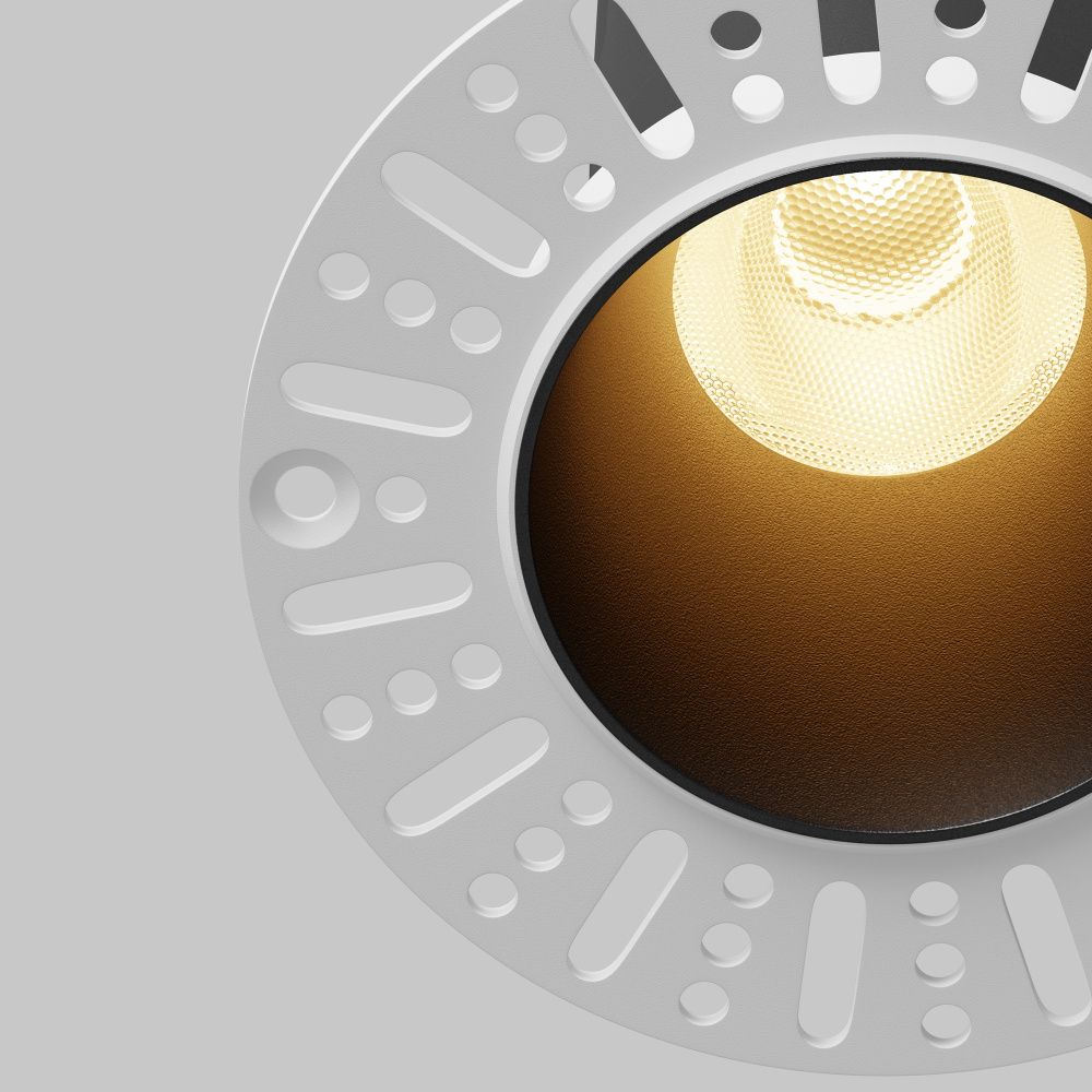 Встраиваемый светильник  DL120-10W-2.7K-TRS-B **-9,7 см, *LED*10W, K, Maytoni technical Dip DL120-10W-2.7K-TRS-B, Черный