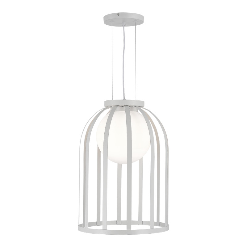 Подвесной светильник 40*200 см, E27, 60W, ST-Luce NORDIC SL6129.503.01 белый