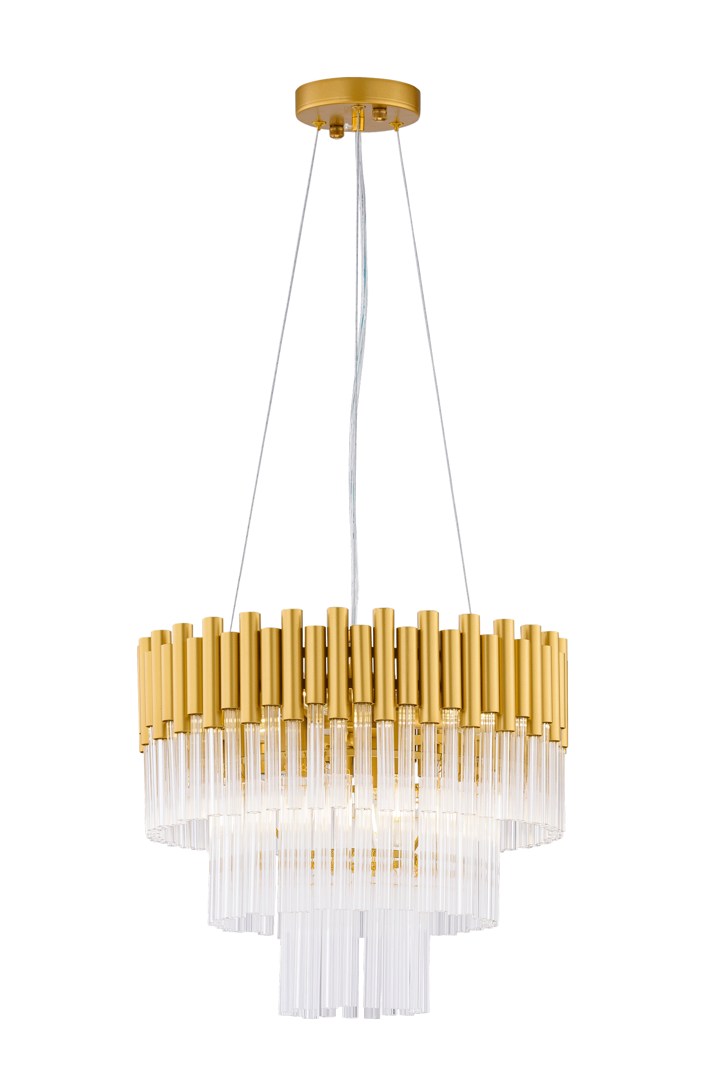 Люстра 400*340-1200, 6*E14, 40W NewRgy Cristallo 2264A/6 SP BRS, SP BRS