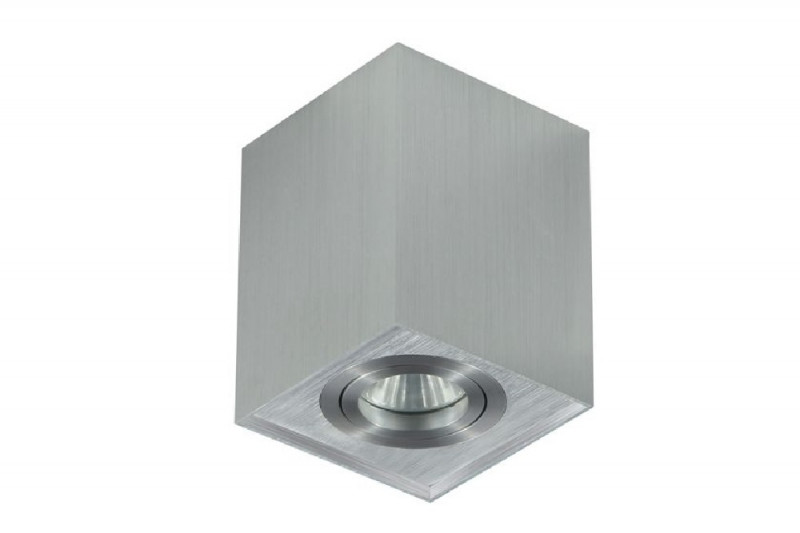 Светильник накладной 10*10*13 см, Crystal Lux CLT 420C AL Алюминий