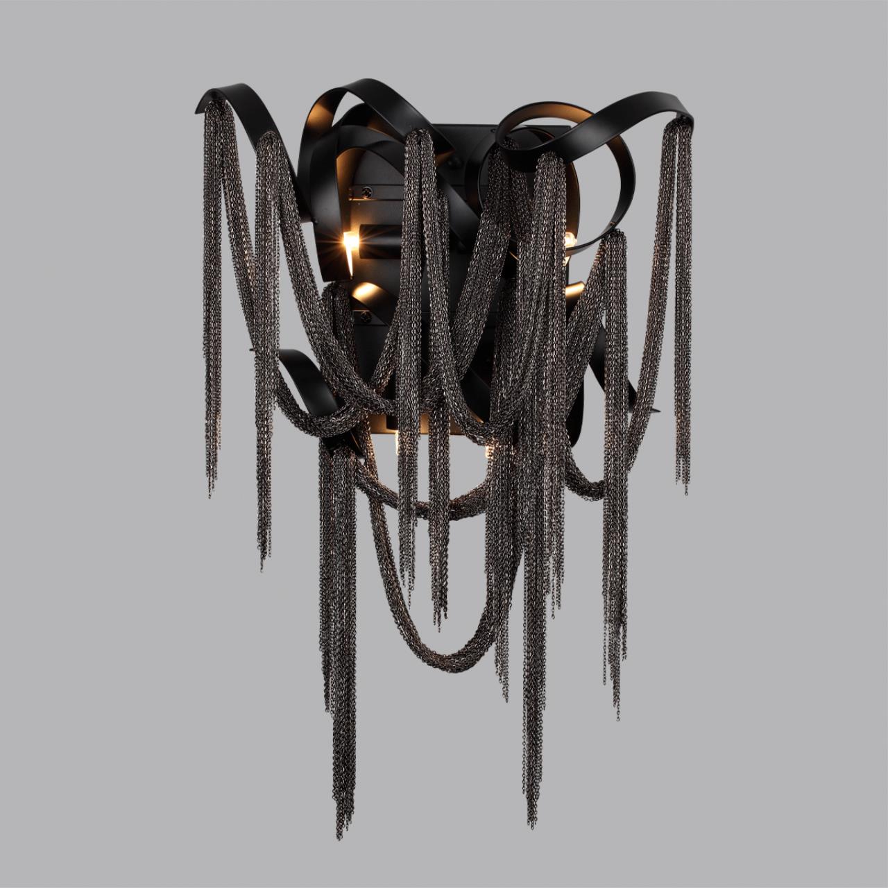 Бра 30*50 см, 4 G9*40W, Odeon Light Chainy, черный 5067/4W