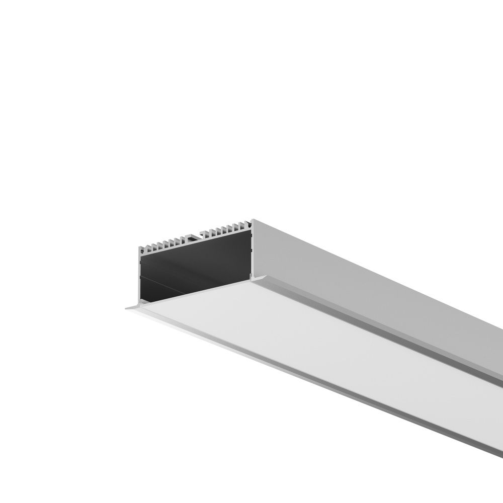 Встраиваемый с накладным фланцем профиль Maytoni Led Strip  Серебро 642005, Белый