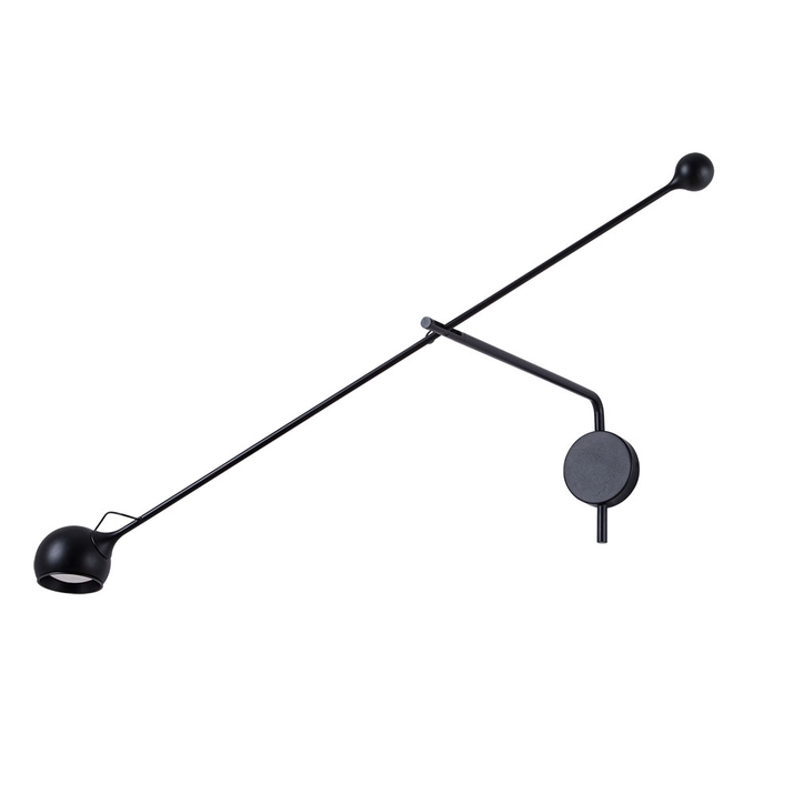 Бра 107 см, 8W, 3000K, Divinare ULL 2622/06 AP-8, черный