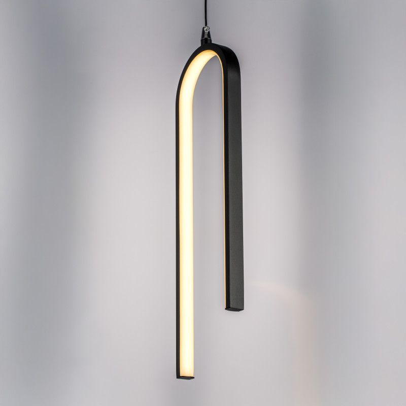 Подвесной светильник *12*50-250 см, *LED*8W, 3000K, Lightstar Saturno 749017, черный