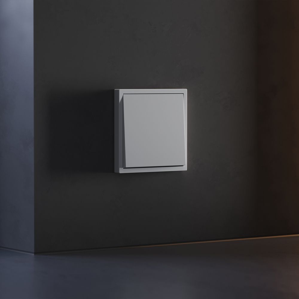 Клавиша для выключателя/переключателя одноклавишного, S70, серый Voltum VLS000116