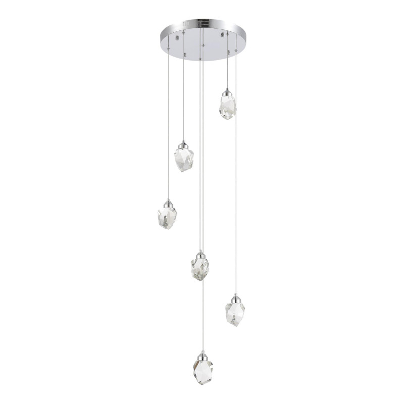 Светильник 39 см, 18W, 3000K, ST Luce Cascato SL6114.103.06, хром