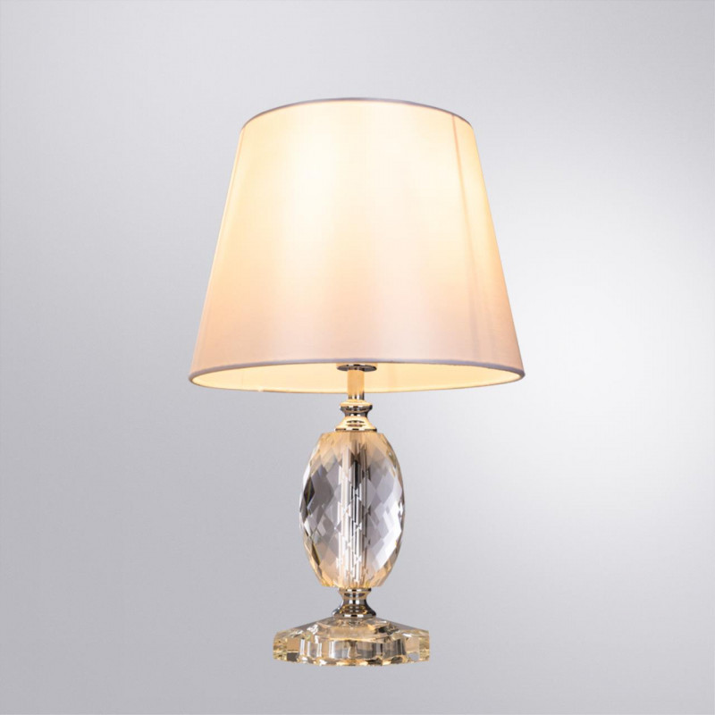 Настольная лампа 25 см Arte Lamp AZALIA  A4019LT-1CC хром