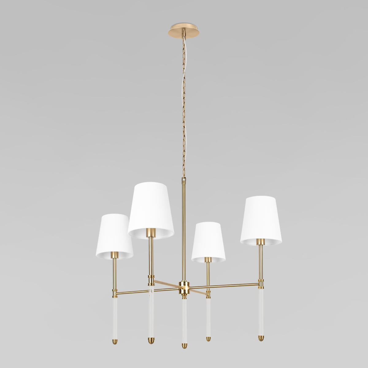 Подвесной светильник 69*69*73/225 см, 4*E14 LOFT IT Cosy 10308 Antique Brass античная бронза