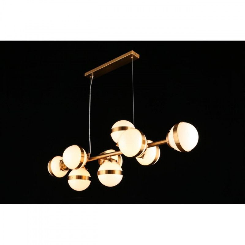 Подвесная люстра 120*40*50-150 см, 9*E27, 40W, Aployt Nika APL.819.03.09, бронзовый