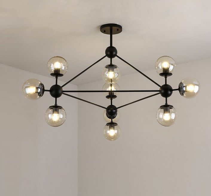 Светильник XCP.7004 BLACK/ЧЕРНЫЙ D1060/H800/10/E27/10W DZN22-05