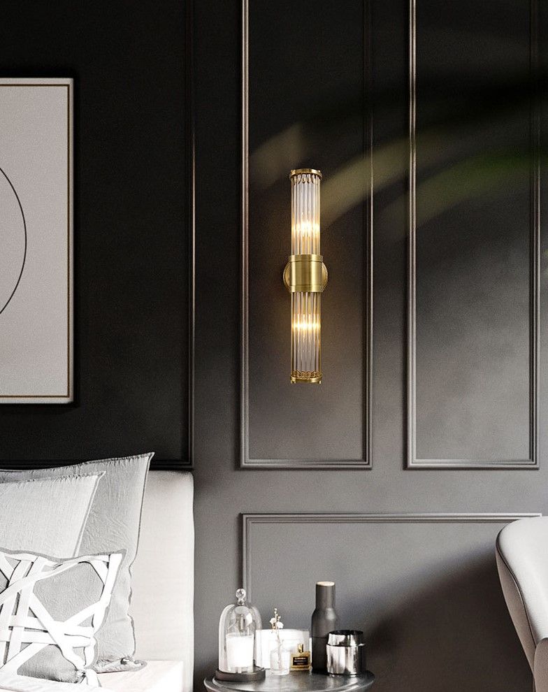 Бра Imperium Collection Claridges 123210-01 Brass 12*12*46,5 см, 2*E14*40W, ImperiumLoft 123210-01, Золотистый
