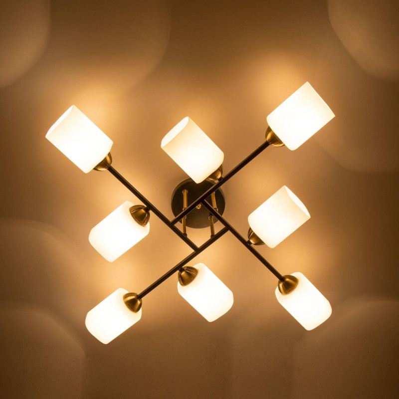 Люстра 79 см Citilux Генри CL130285 черный/бронза
