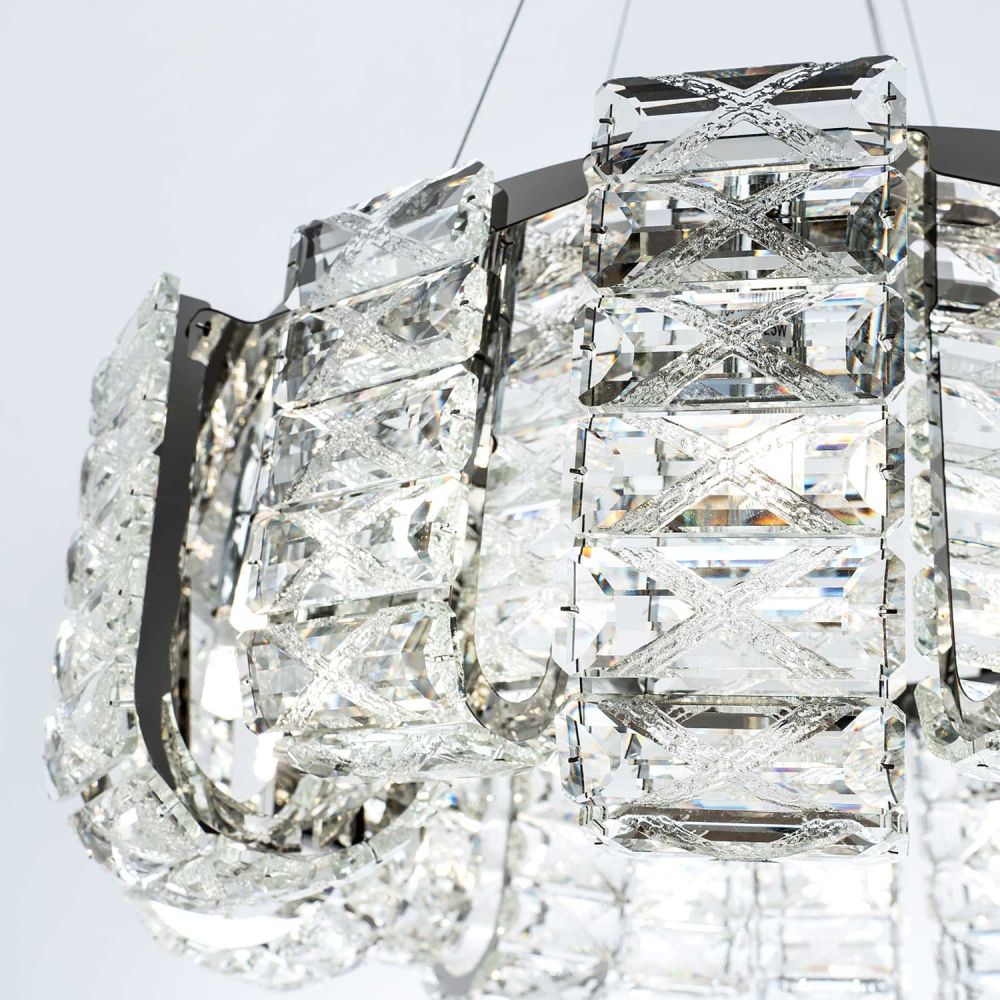 Подвесная люстра 60*50/135 см, 16xG9 MODELUX ML.755.16 CR хром