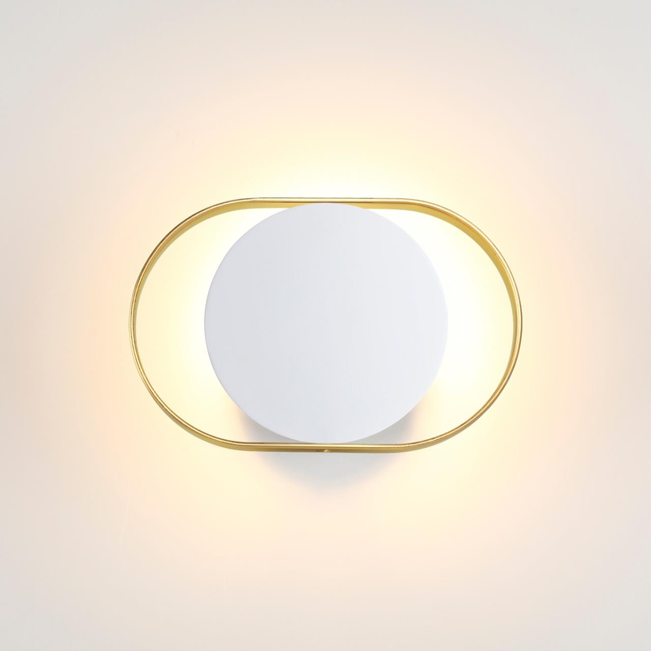 Бра Odeon Light Mondy 4246/7WW, 7W LED, 3000K, белый-золото