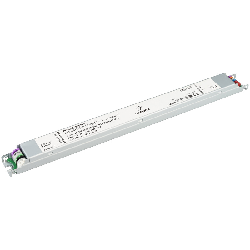 Блок питания для светодиодной ленты Arlight 028359(1) 37,8*3*2,1 см.