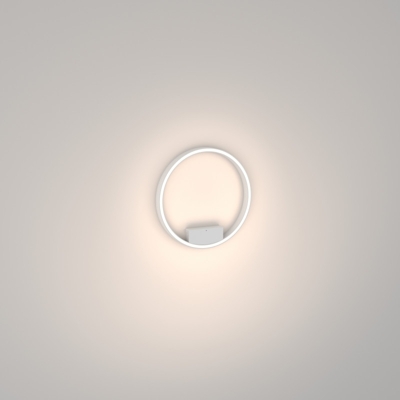 Накладной светильник 40*40*3,5 см, LED, 24W, 3000К-4000К, Maytoni Rim MOD058CL-L25WK белый