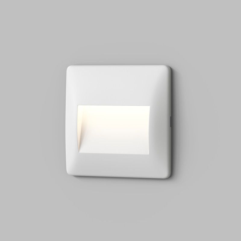 Подсветка ступеней лестницы 8,5*2,7*8,5- см, *LED*2.5W, 3000K, Denkirs Helm DK1210-WH, белый полимер