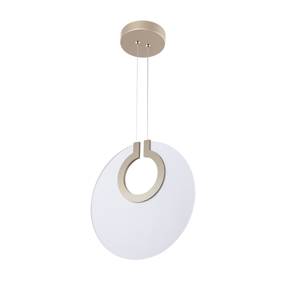 Подвесной светильник 41*40 см, 1*LED, 14W, 3000K Divinare Bilancia 5194/01 SP-15, Золото