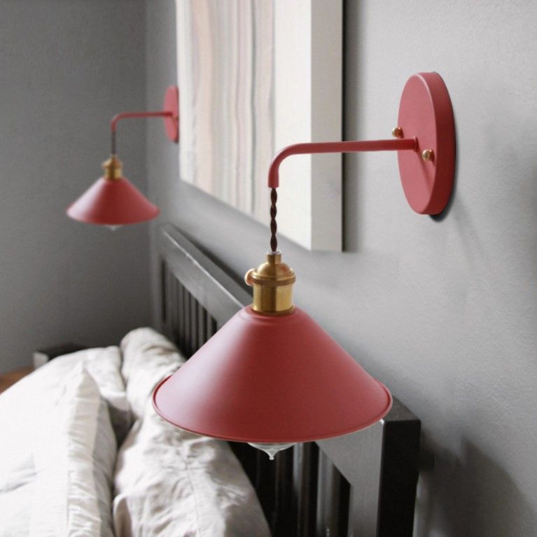 Бра с подвесным плафоном BRAID WALL Pink 14*26*26 см, 1*E27*60W, ImperiumLoft BRAID-WALL01, Розовый