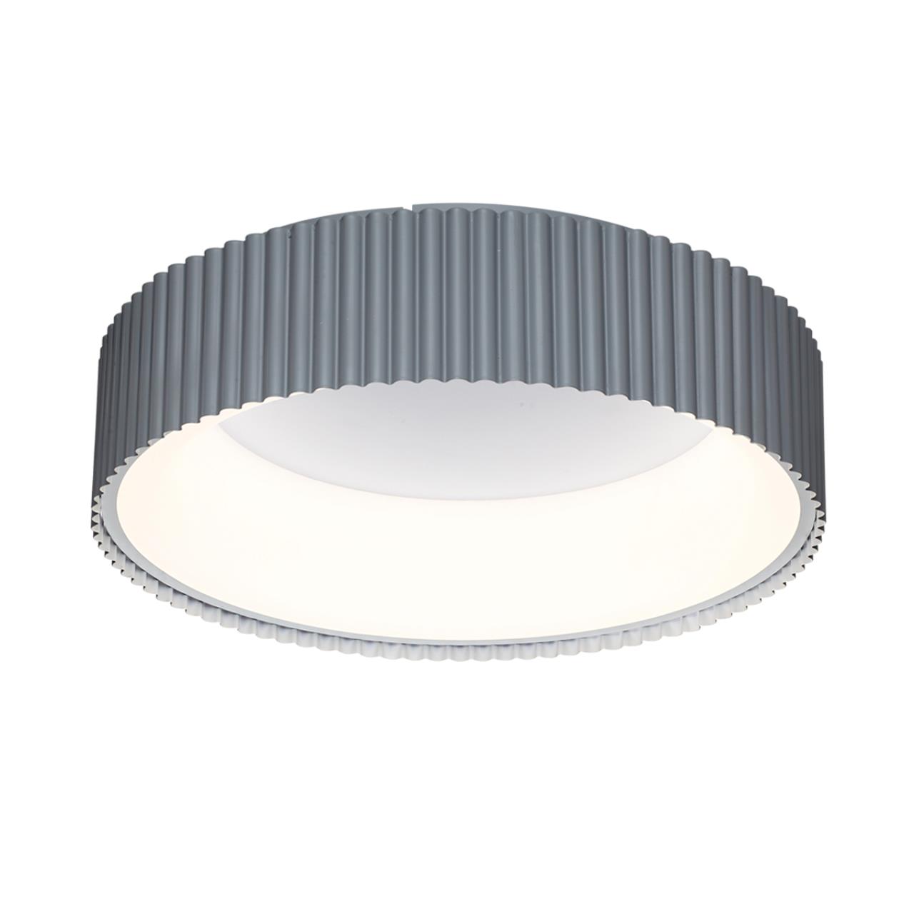 Потолочный светильник *46*13,5 см, LED 1*56W, 3000-4000-6500 К, Sonex Sharmel 7713/56L, белый/серый