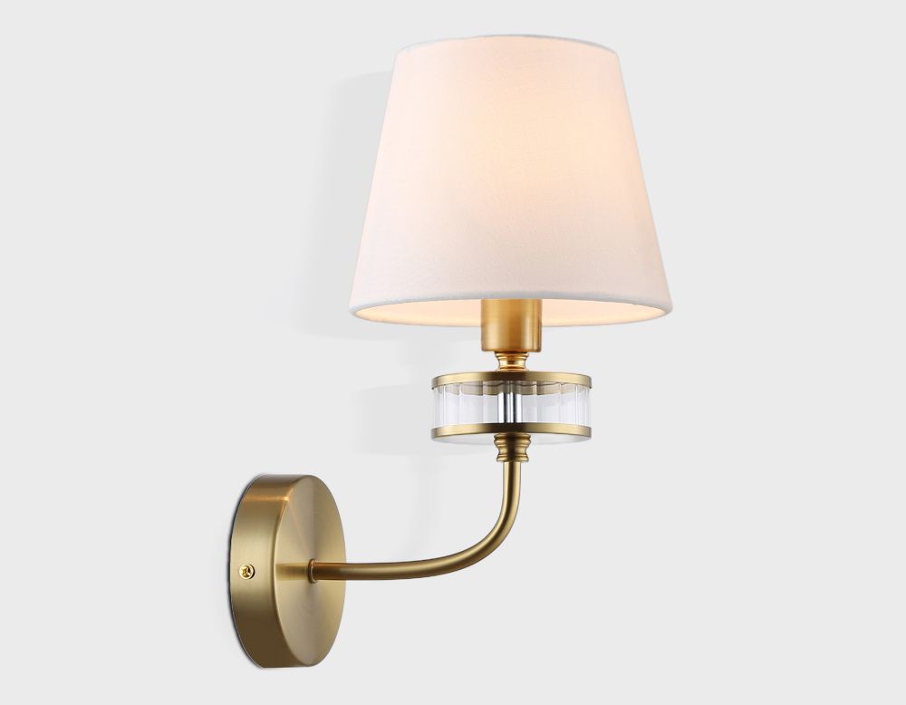 Бра с абажуром 21*16*31- см, 1*E14*40W, K, Ambrella Light High Light LH71255, латунь