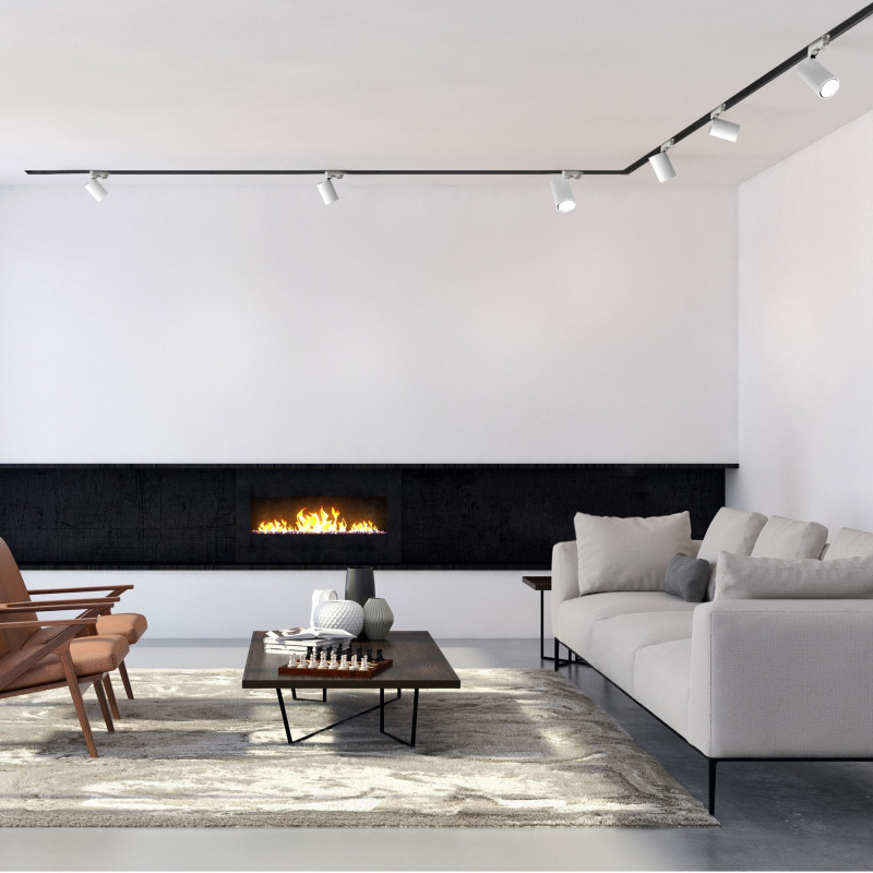 Светильник на шине 5,8*5,8*15,4 см, GU10 * 1 10W,  Mantra Sal 6717, белый