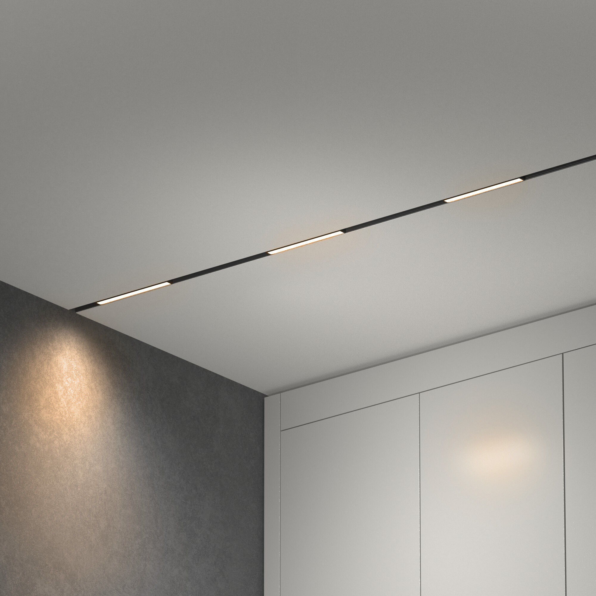 Трековый светильник 30 см, 10W, 3000K,  Elektrostandard Slim Magnetic L01  85000/01, черный