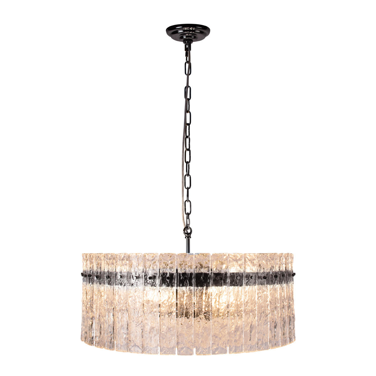 Подвесной светильник 60*30 см, 12*E14 LOFT IT Nevada жемчужно-черный 10297/600 Pearl black