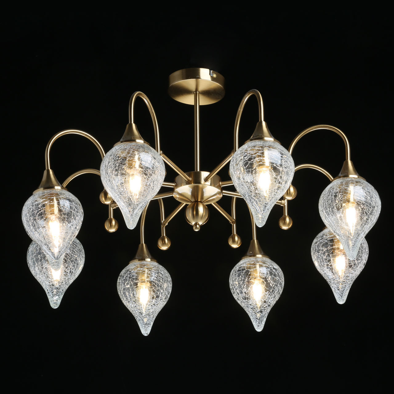 Люстра 76*45 см, 8*E14 античная бронза MW-Light Аманда 481014708