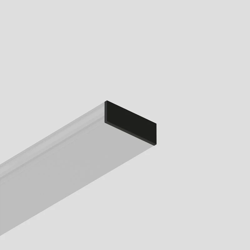 Комплект торцевых заглушек Denkirs AIR BASE TR5235-BK, черный