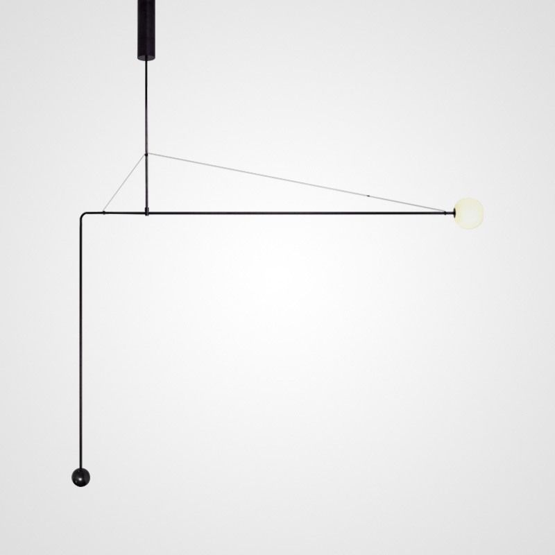 Подвесной светильник LINES L 195*195*144 см, 1*G4*20W, ImperiumLoft LINES-11, Чёрный