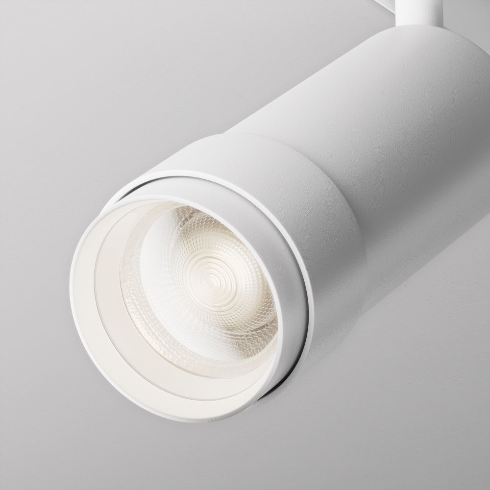 Трековый светильник Focus Zoom Exility 2700-6000K 12Вт 15-50° Dim Smart Zigbee, 19,3*5,5-19,5 см, LED*12W, Maytoni TR212-4-12WTW-Z-DSZ-W, Белый