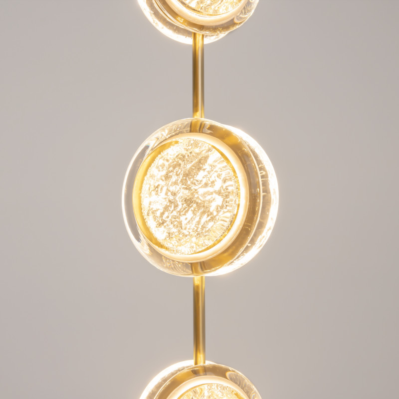 Подвесной светильник 12,6*13*368 см, LED, 3000К, Maytoni Pharao MOD361PL-L22BS3K латунный