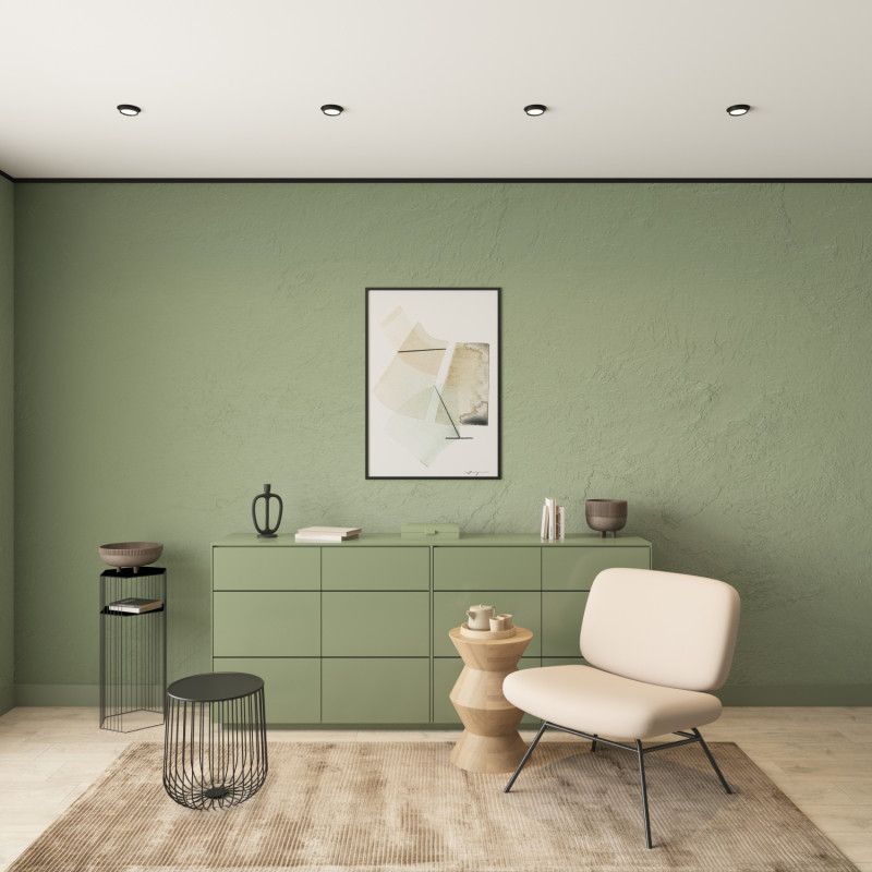 Светильник встраиваемый *11*4,5 см, 1*GX53*15W, Denkirs FLAT DK2090-BK, черный