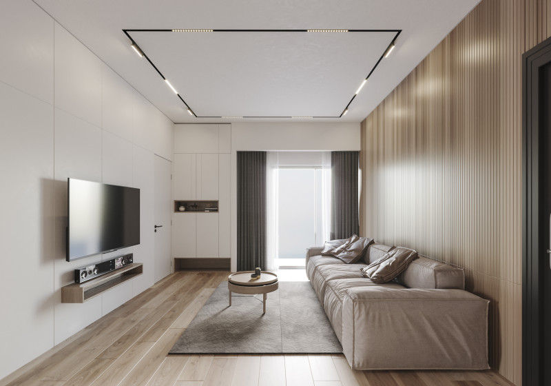 Профиль-трек SMART ONE, для натяжных потолков 200*6,2*5,1 см Denkirs Smart One TR2022-BK, черный