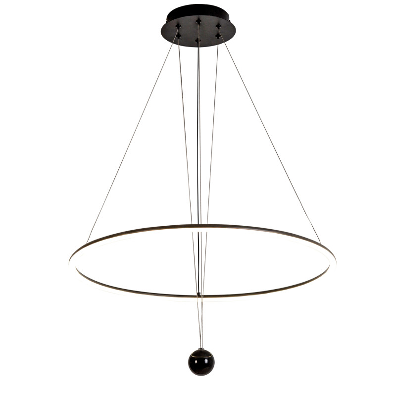 Подвесная люстра 60*150 см, 228W, Favourite Spillet 4588-6P черный