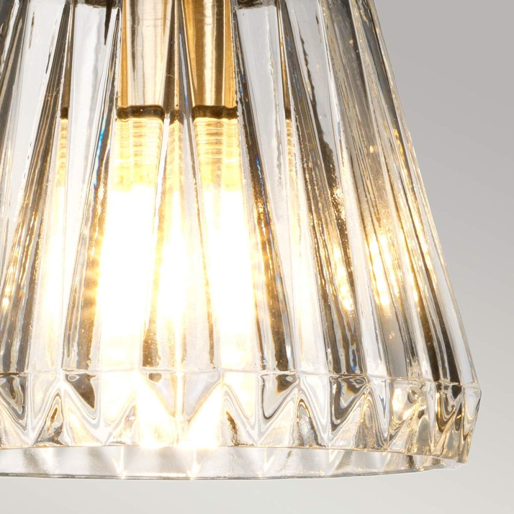 Подвесной светильник для ванных комнат Elstead Lighting, Арт. BATH-AGATHA1P-BN