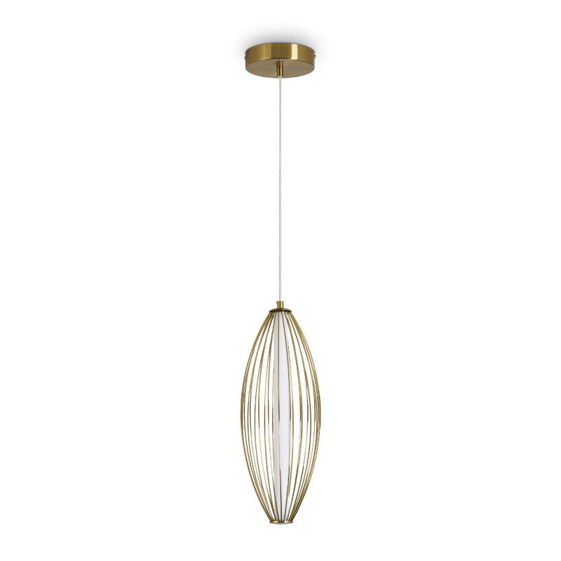 Светильник 18 см, 13W, 3000K, Freya Sabi FR6131PL-L24BS, латунь