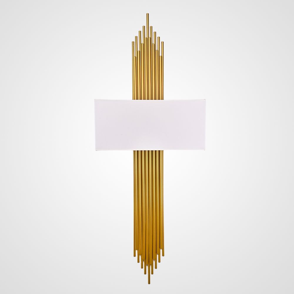 Бра Sohne CG 90-0009 FIORE White H120 W43 40*40*120 см, 2*E14*40W, 3000K, ImperiumLoft 44.27, Золотистый