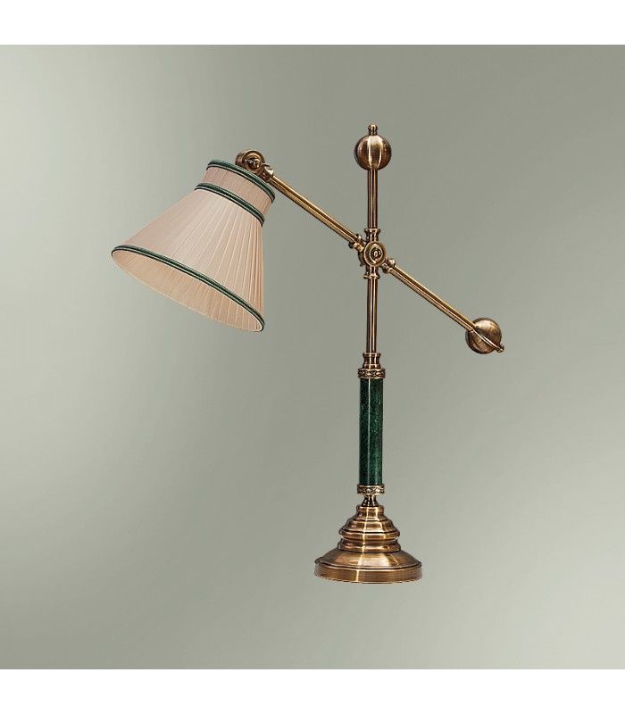 Настольная лампа Good light (Фотон) с абажуром 21-08.59/3859, бронза, бежевый
