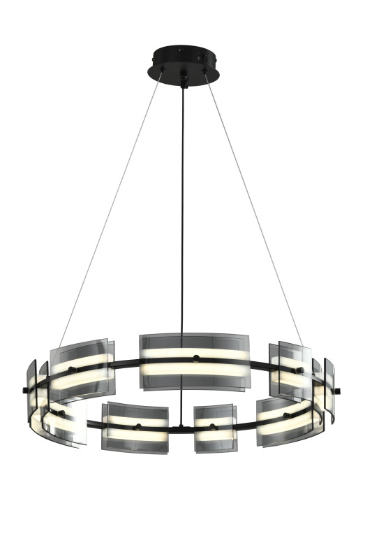 Подвесная люстра 60*150 см, LED, 36W, 3000K-6000K Zortes Loft ZRS.1802.60, черный