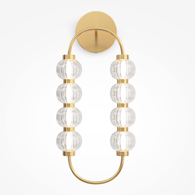 Бра 14,5*27,8*60,6 см, LED, 16W, 3000К, Maytoni Amulet MOD555WL-L11G3K золотой