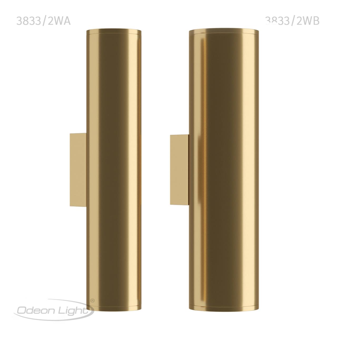 Бра 30*6 см Odeon Light Dario 3833/2WA, золото