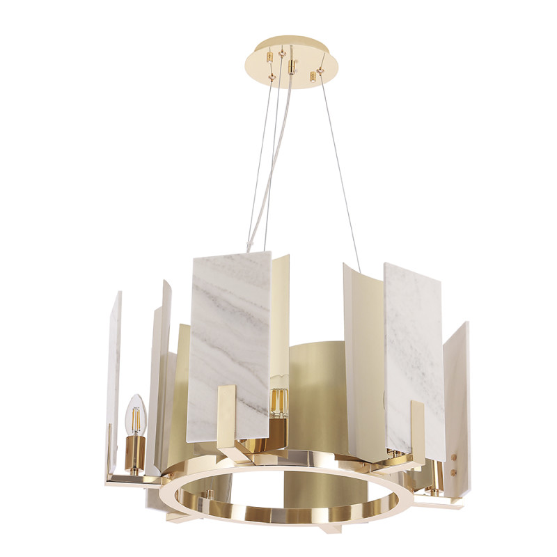 Светильник 55 см, Crystal Lux DELUXE SP6, золото